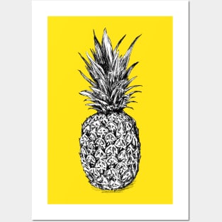 Pineapple Posters and Art